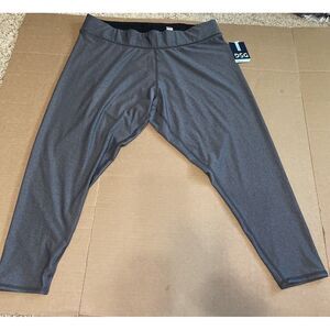 NWT DSG Womens Compression Mid Rise Tight Gray‎ SIZE 2X Full Length